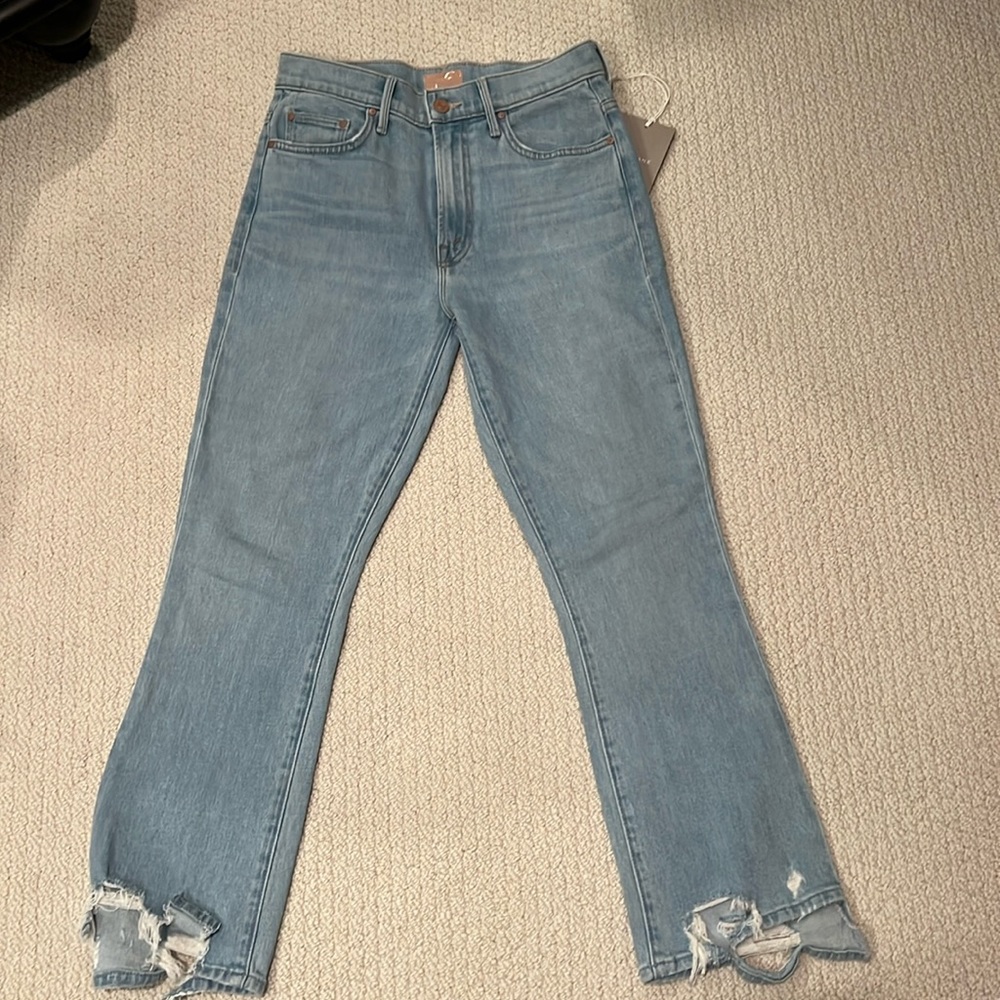 MOTHER The Insider Crop Step Chew in Mentally Elsewhere size 26